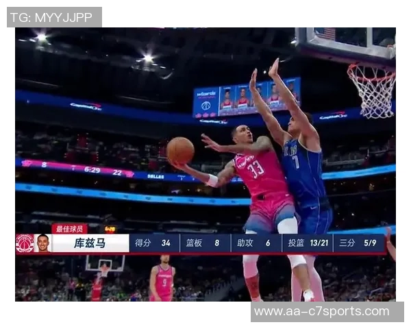 库兹马半场表现出色7投4中贡献11分2篮板2助攻展现强大实力